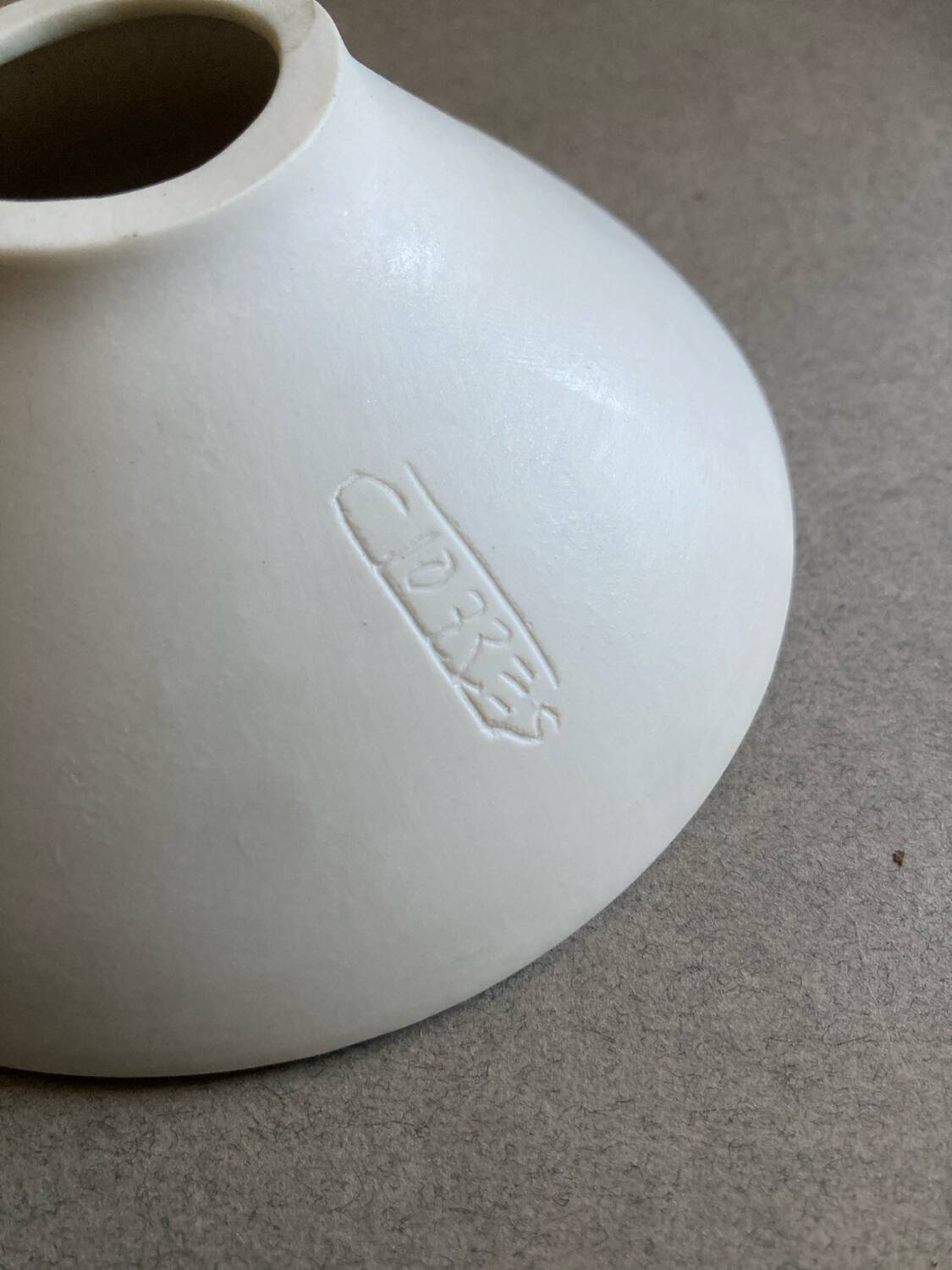 Ceramic candle holder in crystalline glaze