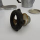 Old Italian coffee maker La Vesuviana aluminum 50s