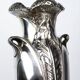 Ombelle vase in silver-plated metal — Art Nouveau Gallia, Christofle, 1904