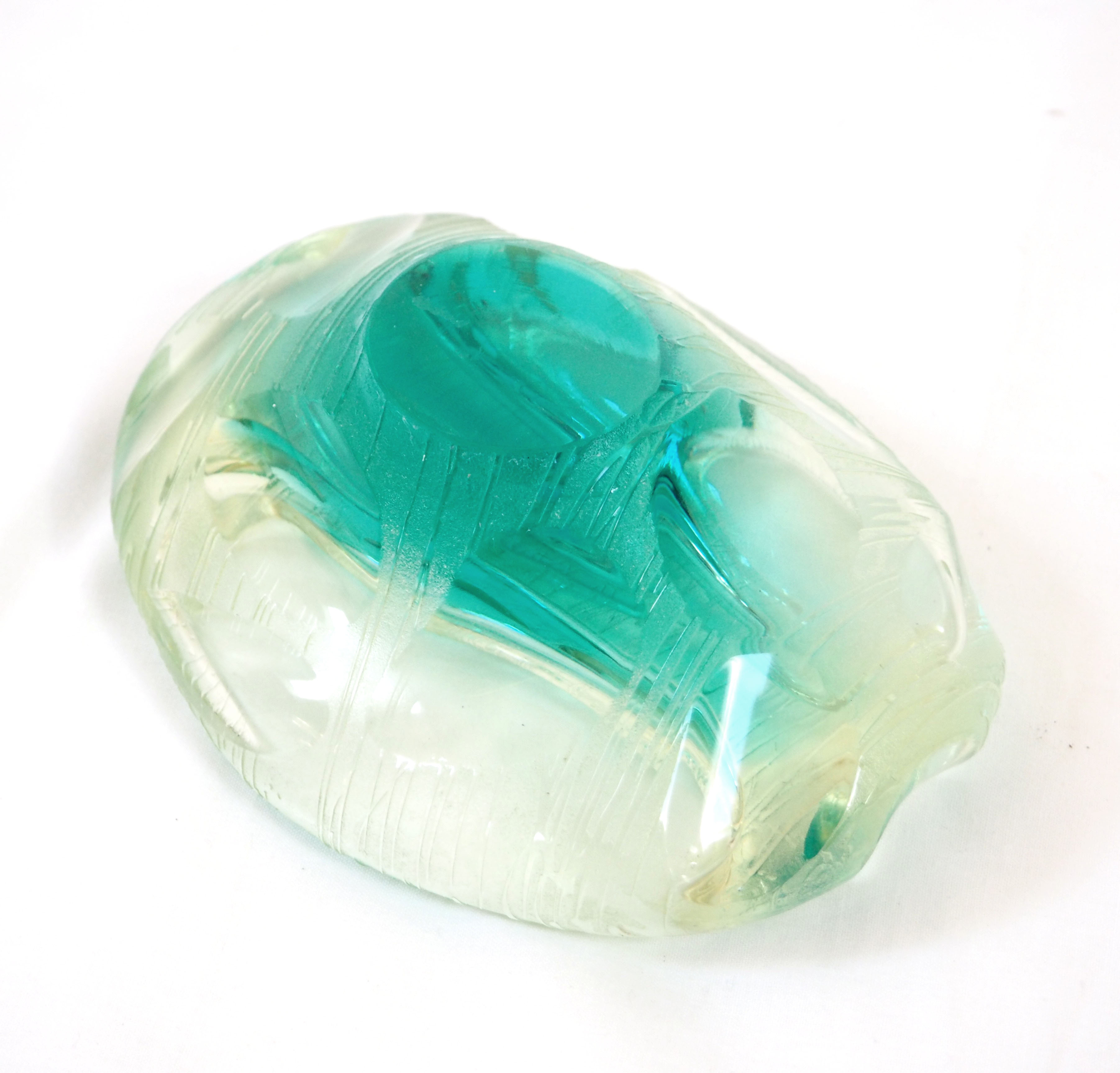 Satin crystal pocket tray