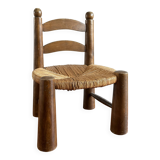 Brutalist low chair / child's chair