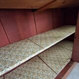 English display cabinet in mahogany