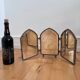 Art Deco tri-fold boudoir vanity mirror, English, 1920s