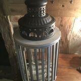 Wood/metal lantern