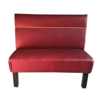 Bistro bench and hat holder old 1940