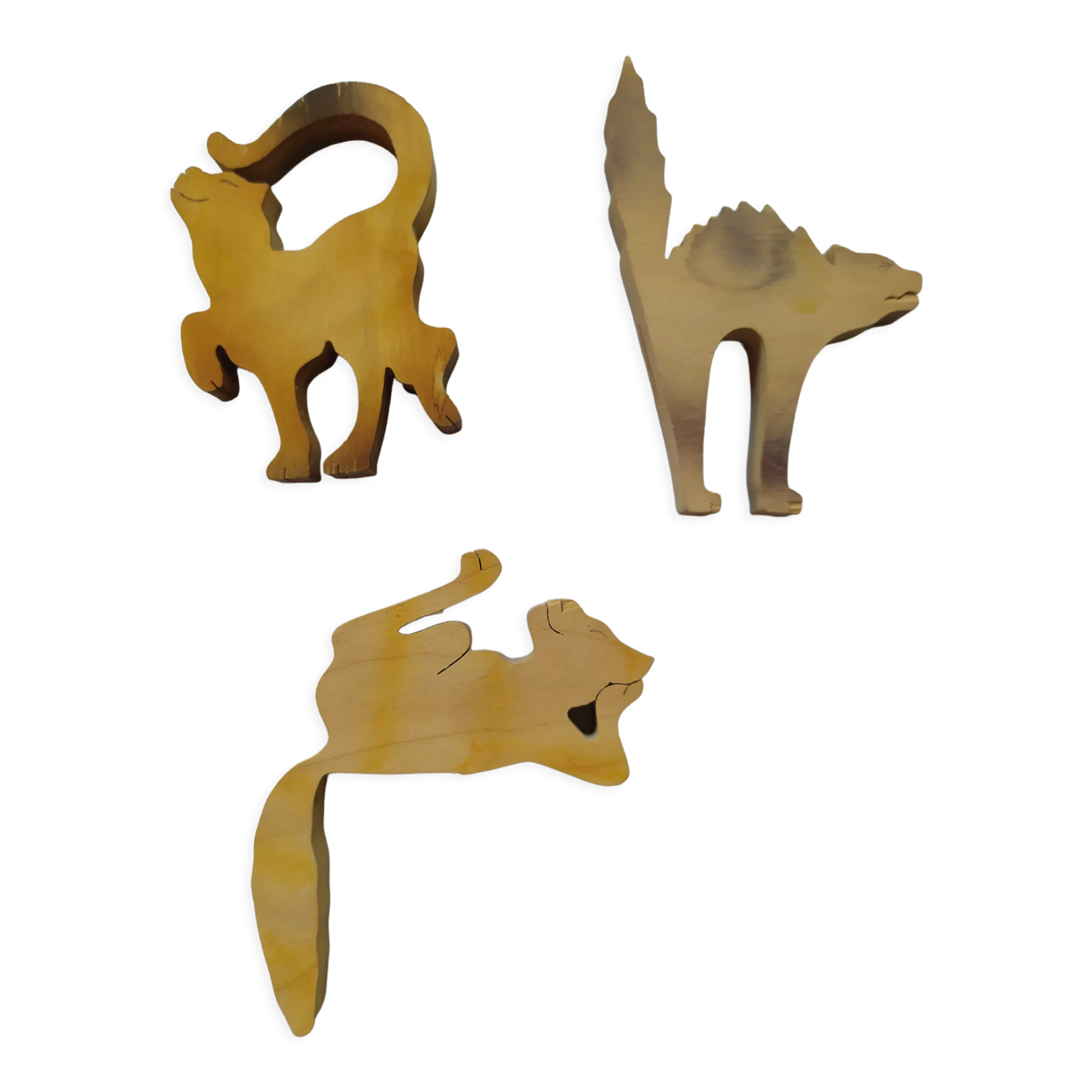 Vintage cat toy figure