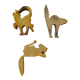 Vintage cat toy figure