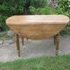 antique oak round table
