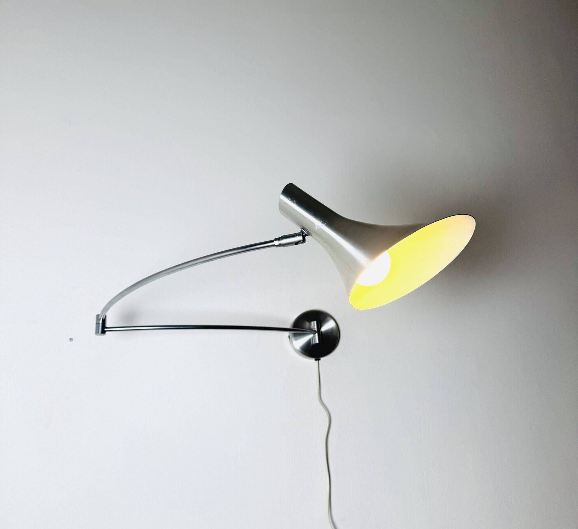 Trumpet Shade Swing Arm Wall Lamp By Hala Zeist, The Netherlands, 1980S