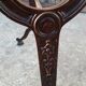 Table bistrot double ep art deco 1930 fonte marbre