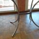 Large dining table in vintage marble 70'S Roche and Bobois