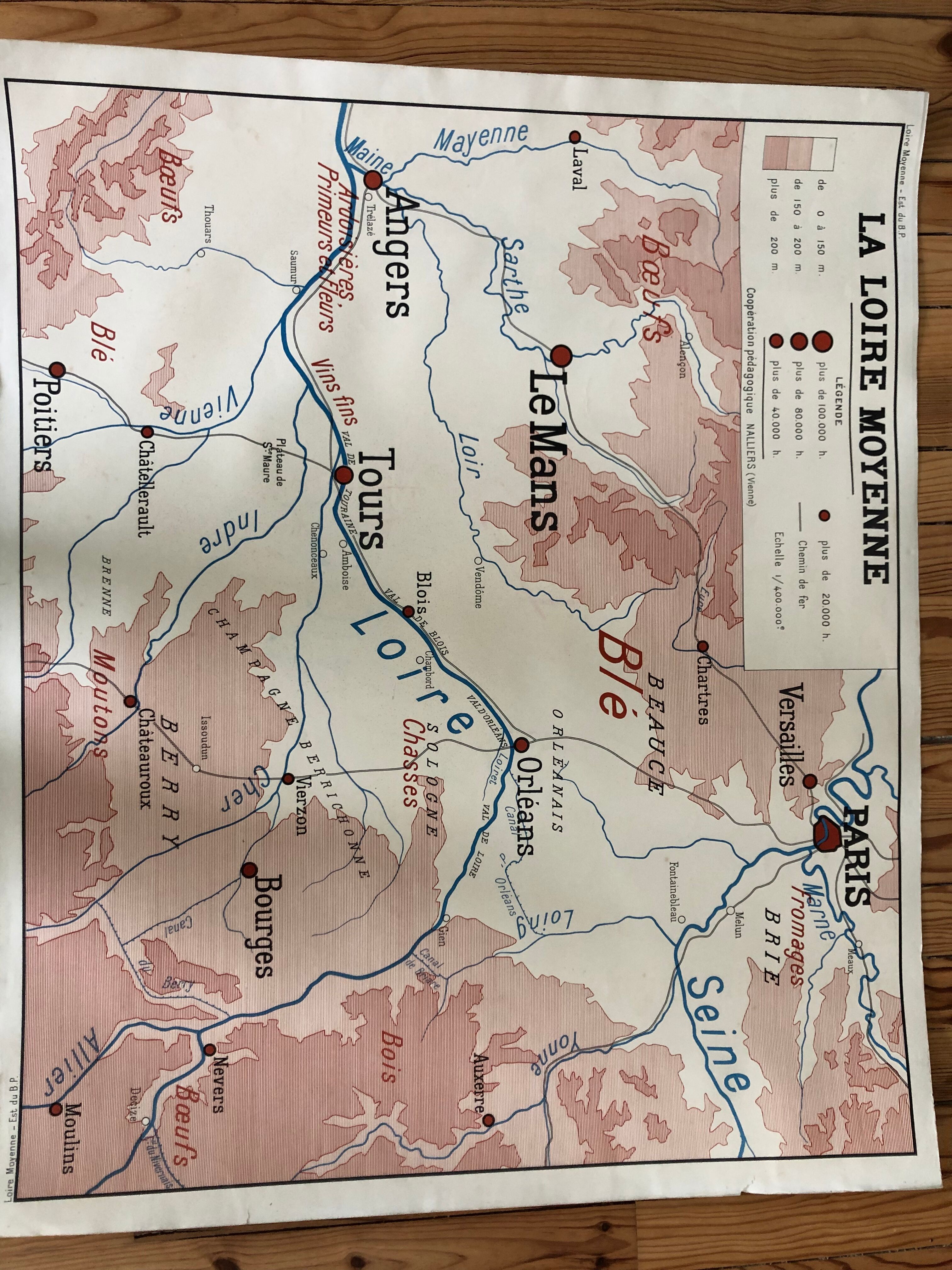 School poster East Paris/Loire