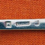 6 small silver-plated spoons