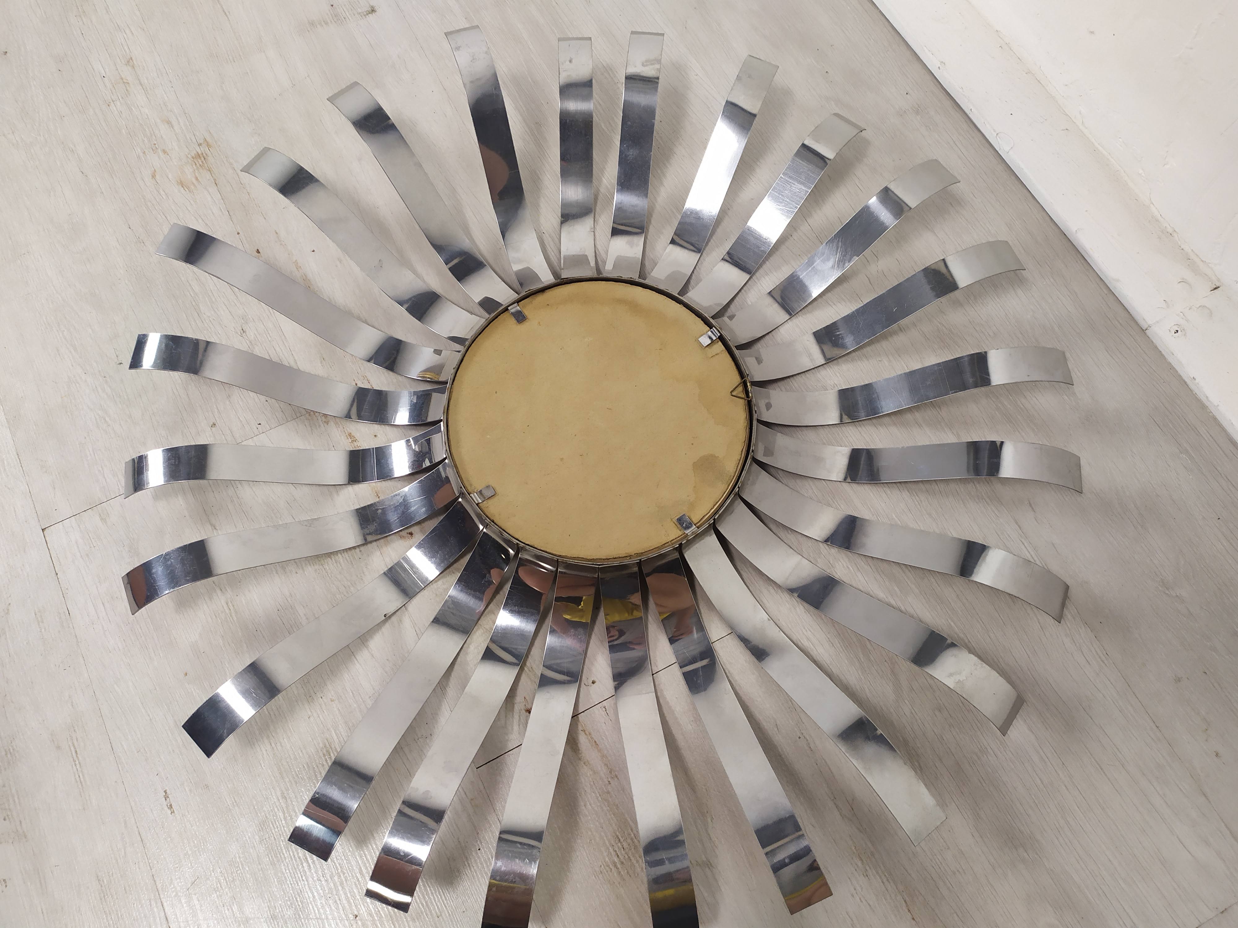 Stainless steel sun mirror 1970