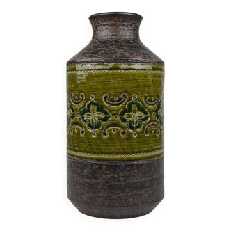 Vintage ceramic vase by Aldo Londi for Bitossi, Italy, 1970s.