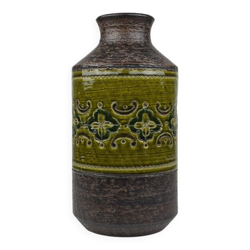 Vintage ceramic vase by Aldo Londi for Bitossi, Italy, 1970s.