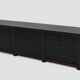 Brutalist Oak Craftsmanship Sideboard, 1960s/70s, Germany, Brass Accents