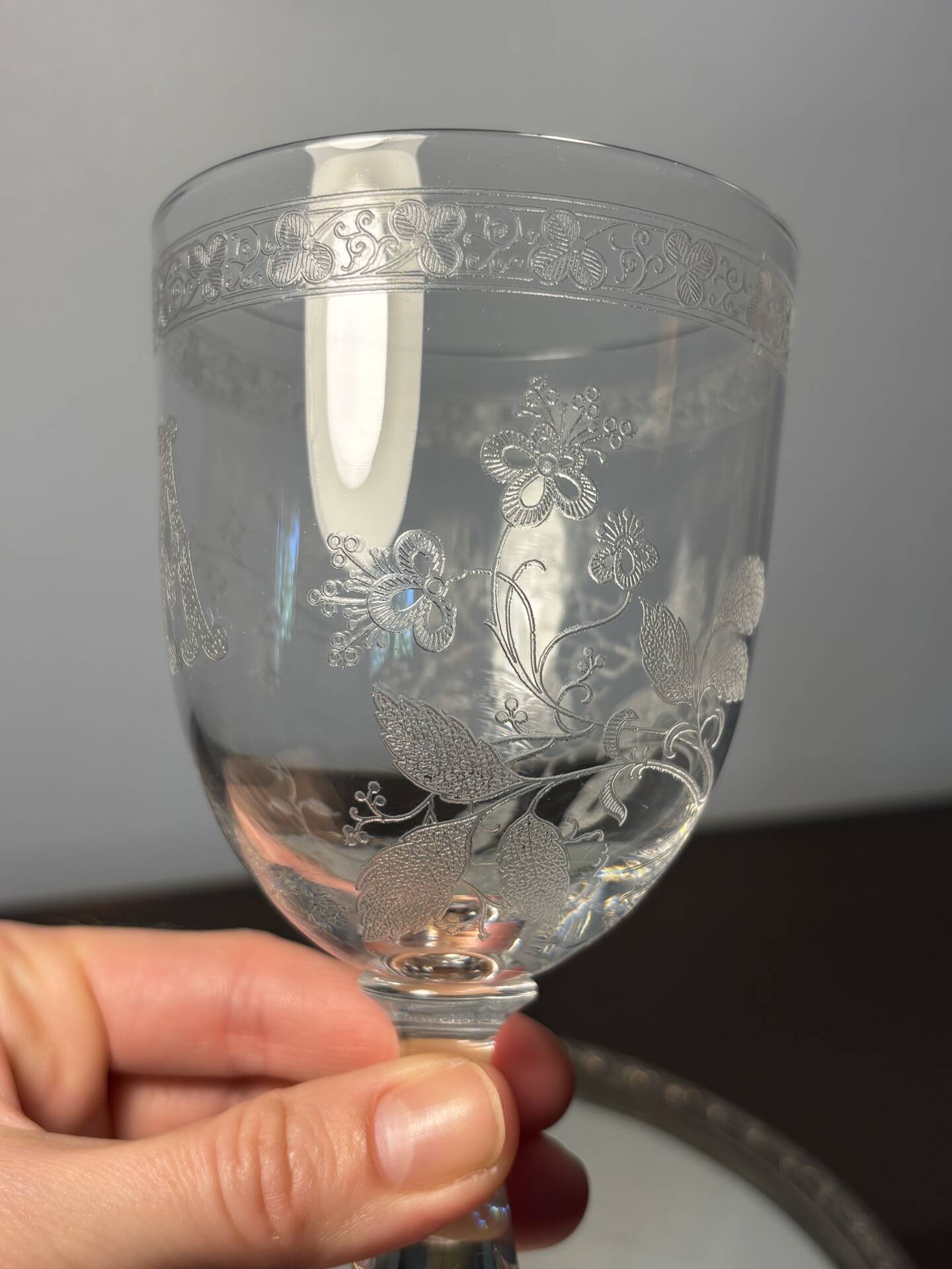 Water glass Baccarat early 20th century