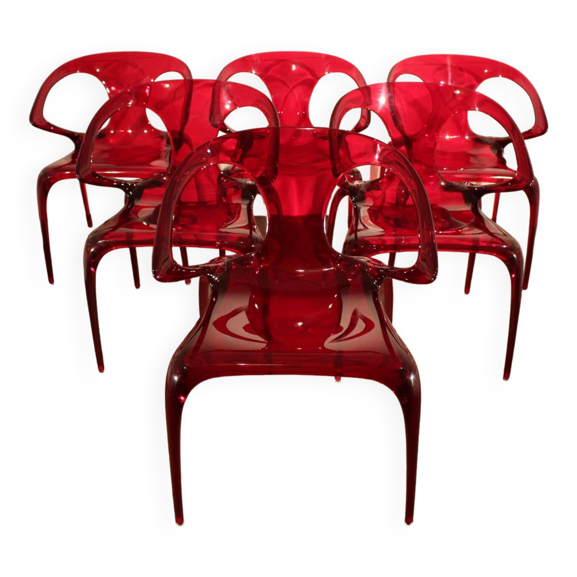 Set of 6 Roche Bobois chairs