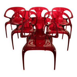 Série de 6 chaises Roche Bobois