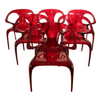 Série de 6 chaises Roche Bobois