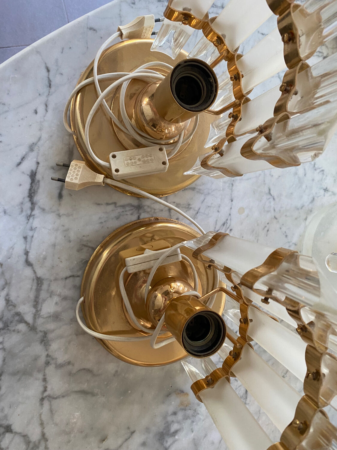 Venini pair of table lamp