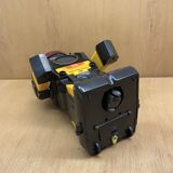 Yellow and blue space robot