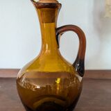 Amber blown glass carafe (1960)