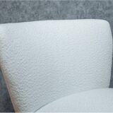 Bouclé cocktail chair, 1950s