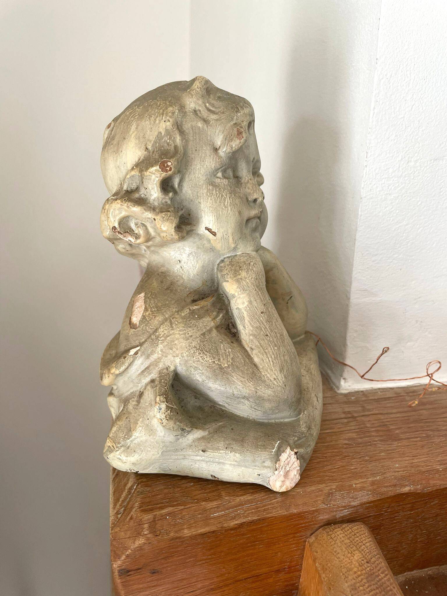 Bust of a little girl signed Gustave Van Vaerenbergh