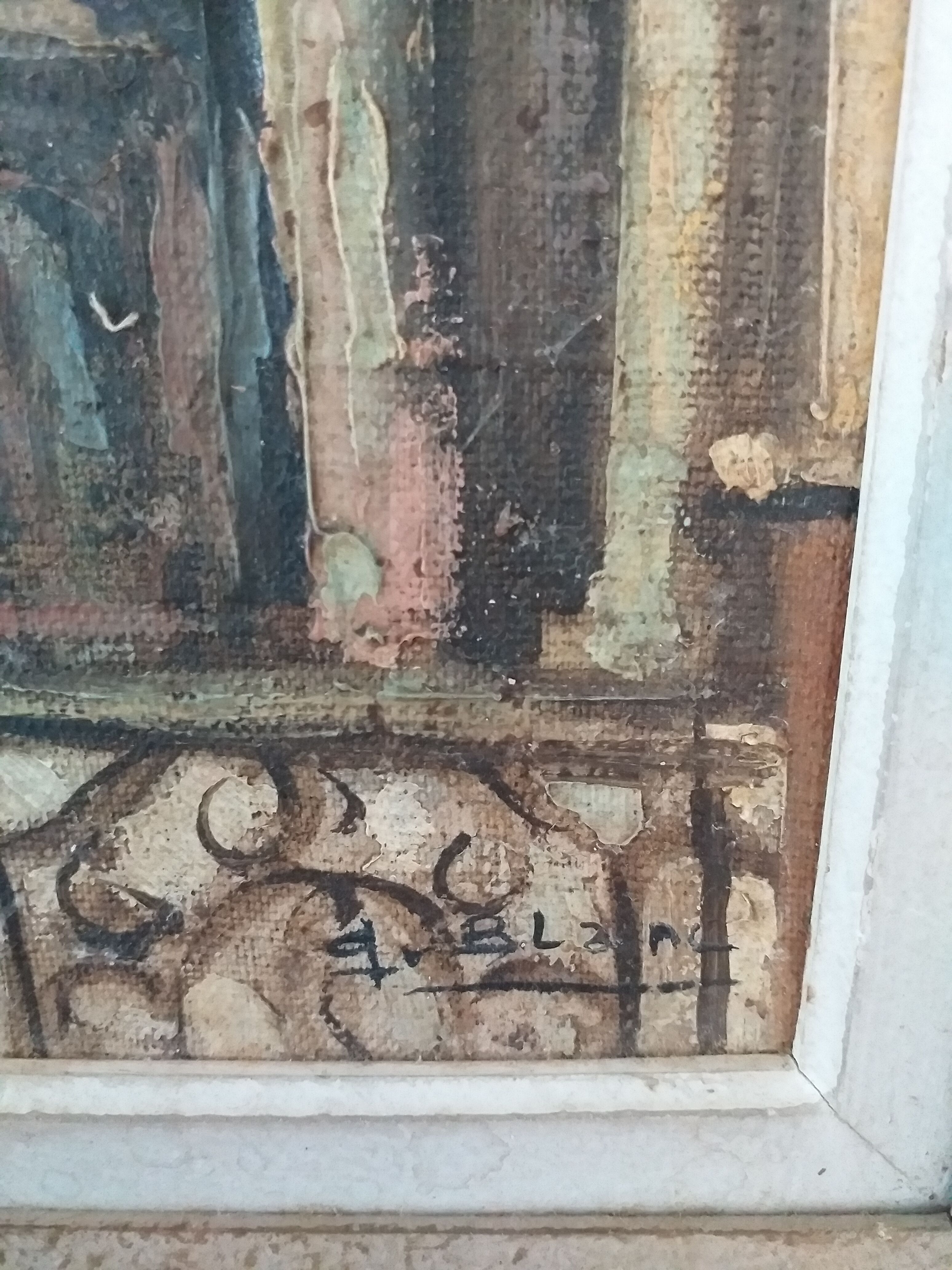 Tableau choeur d'église