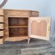 Low buffet in solid cherry wood renovated – Louis XV style – 250 cm
