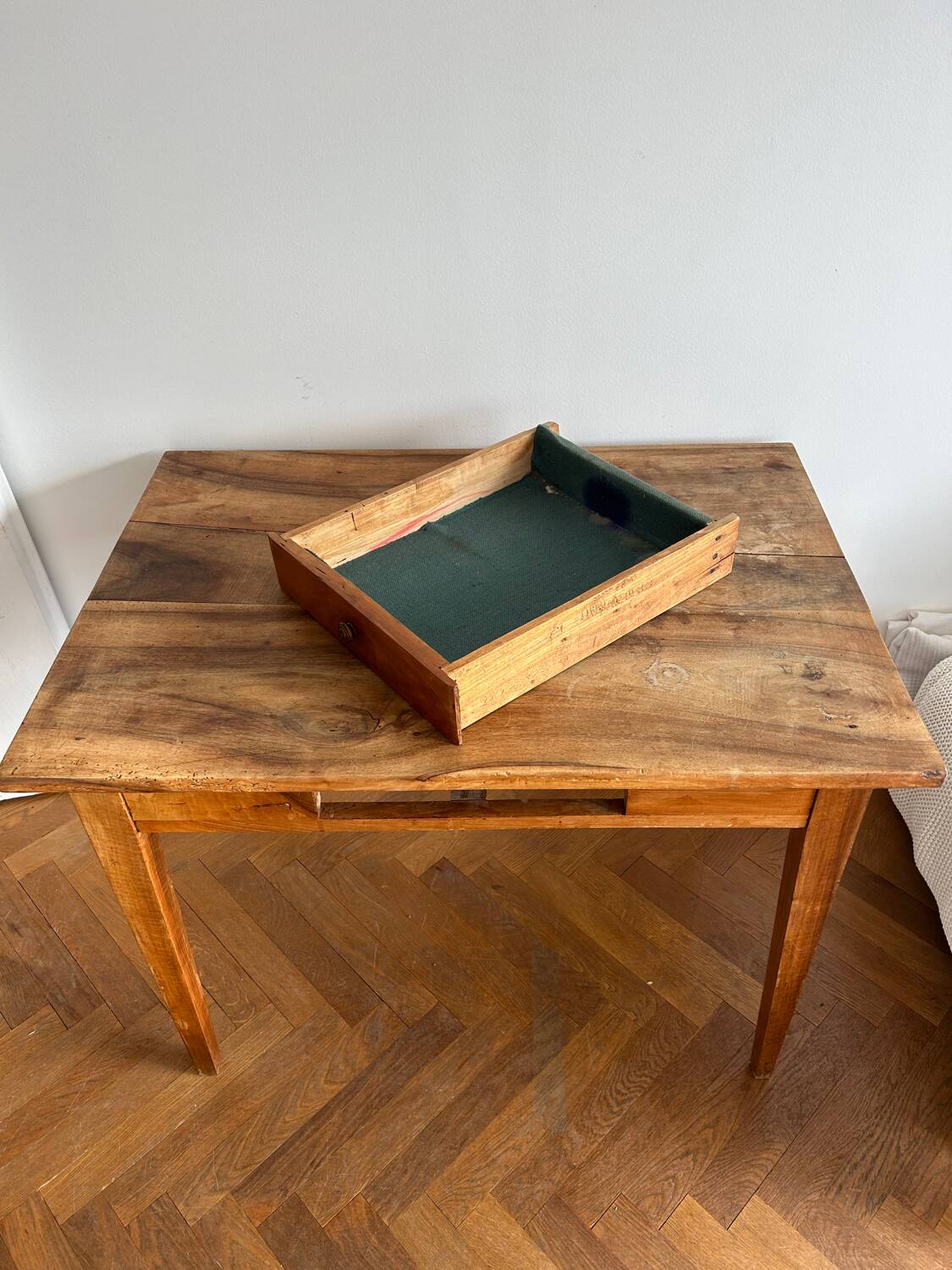 Farmhouse table with drawer / desk