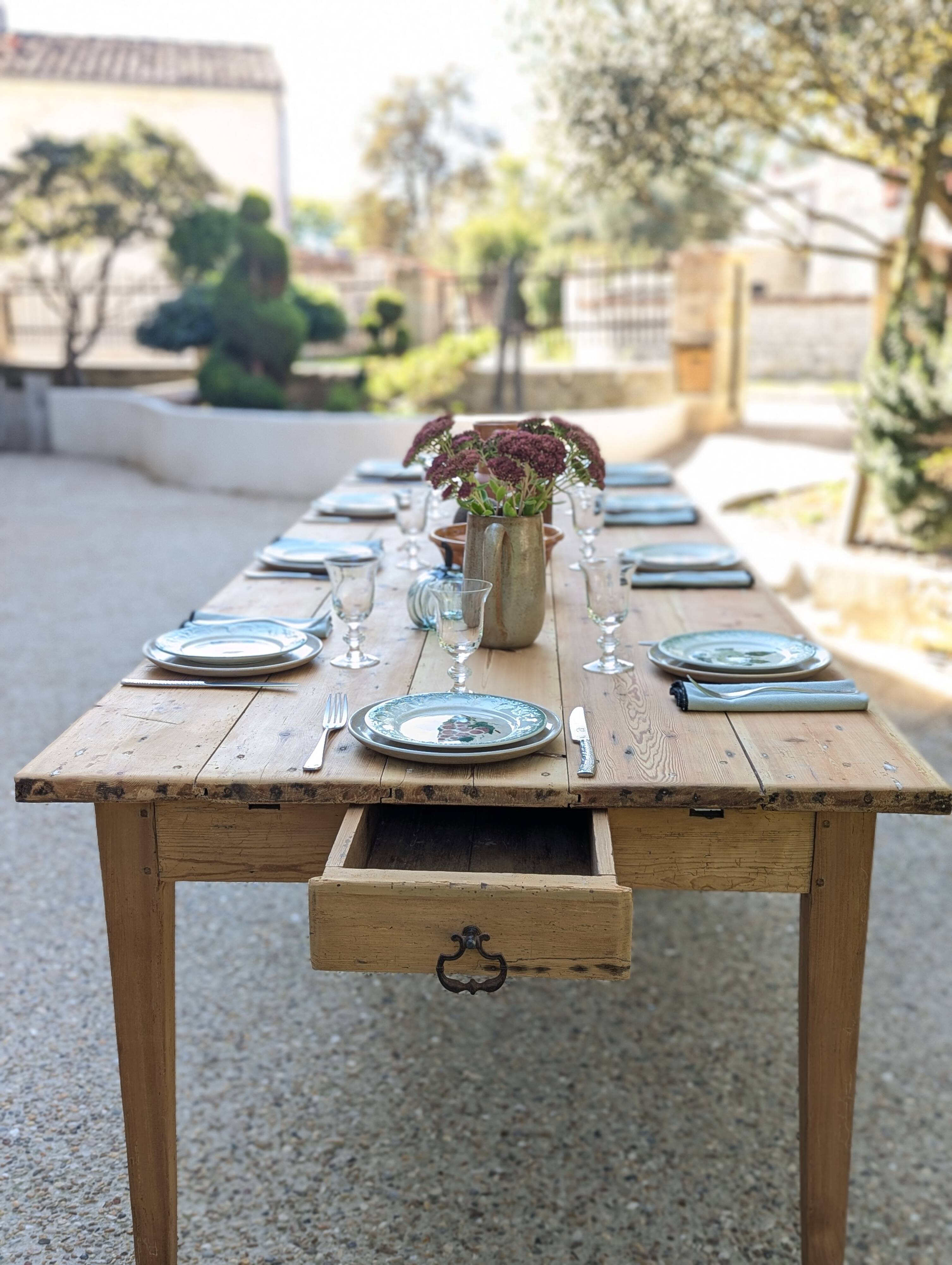 Large farmhouse table