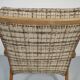 Paire de fauteuils vintage bois tissus 1960s