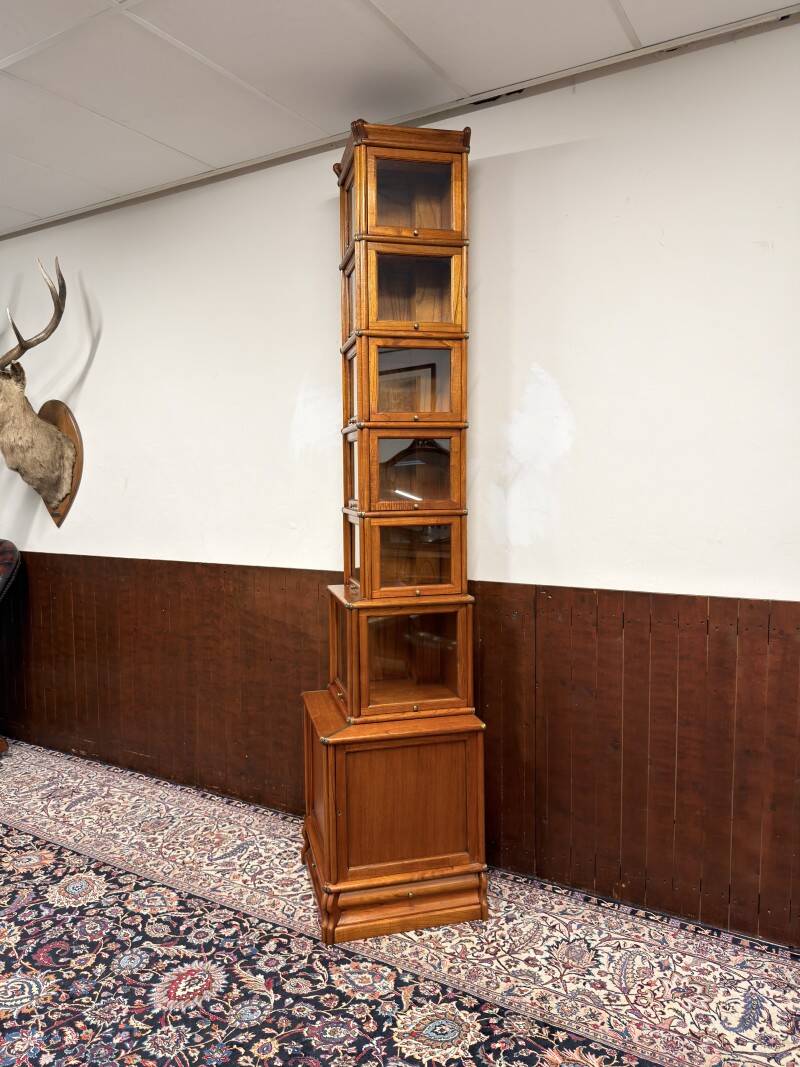 Original Globe Wernicke English Display Museum Cabinet