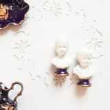 Pair of children's busts