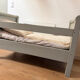 Painted oak bench bed