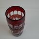 Egermann Art Deco Ruby Cut Overlay Vase, Czechoslovakia, circa 1920