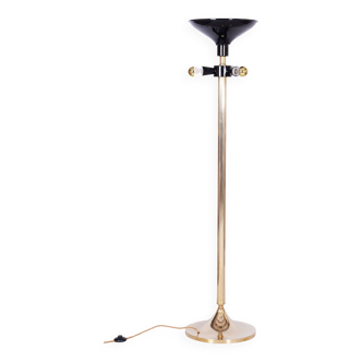 Restored Mid-Century Brass Floor Lamp, By Kamenický Šenov, Czech, 1960s