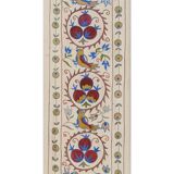 Hand knotted rug, vintage Turkish rug 54x187 cm