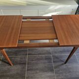 Scandinavian extendable teak table