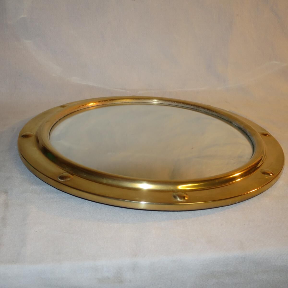 Curved mirror said "witch" hublot 37 convex distorting cm marine