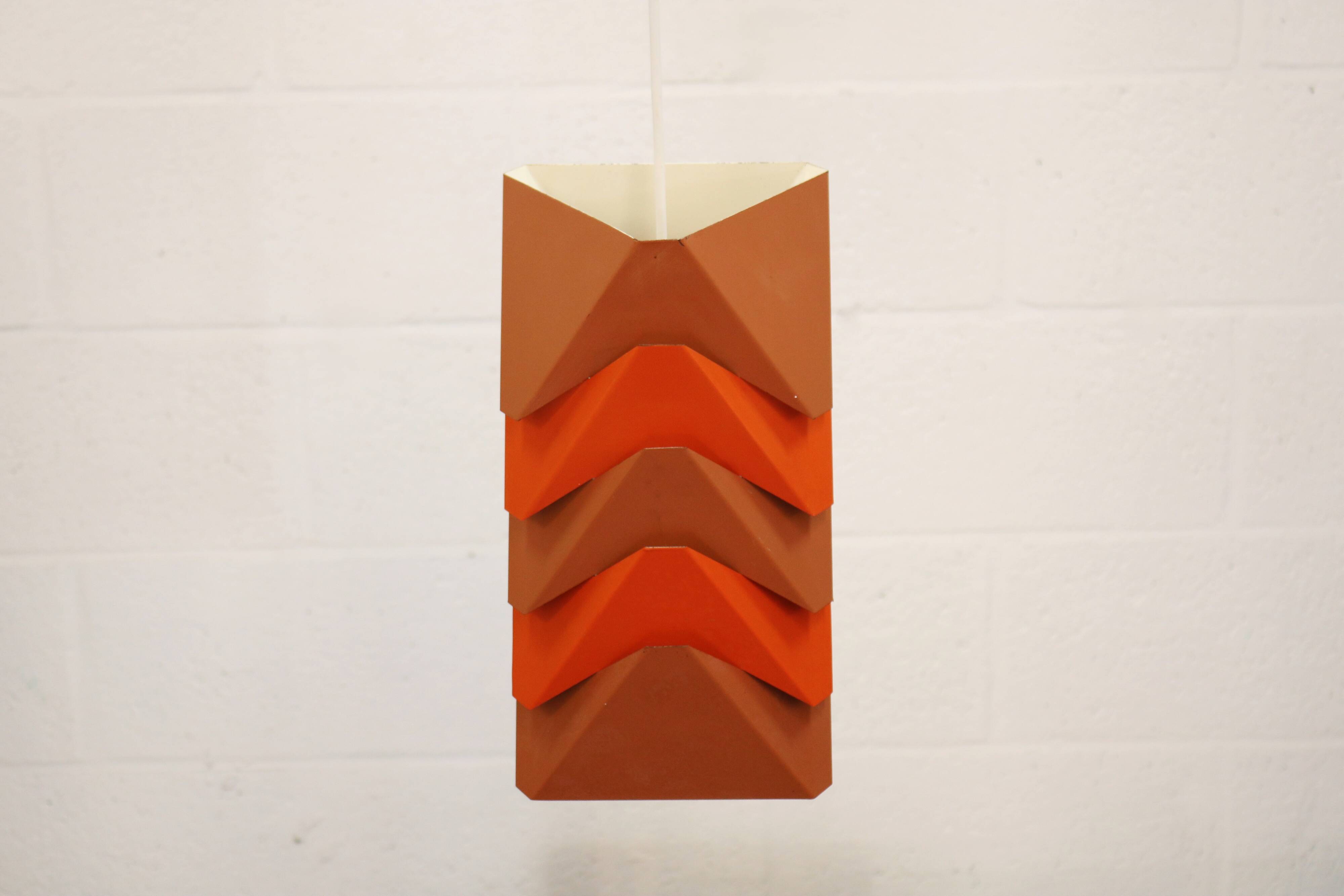 Mid Century Ekko Metal Pendant Lamp by Louis Weisdorf for Lyfa, Denmark, 19