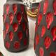 Pair of "drippy" ceramic vases by Tyson LONDON