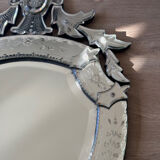 Venetian mirror, Murano glass 1950