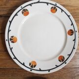 Set of 2 vintage Badonviller dessert plates