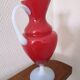 Opaline glass vase