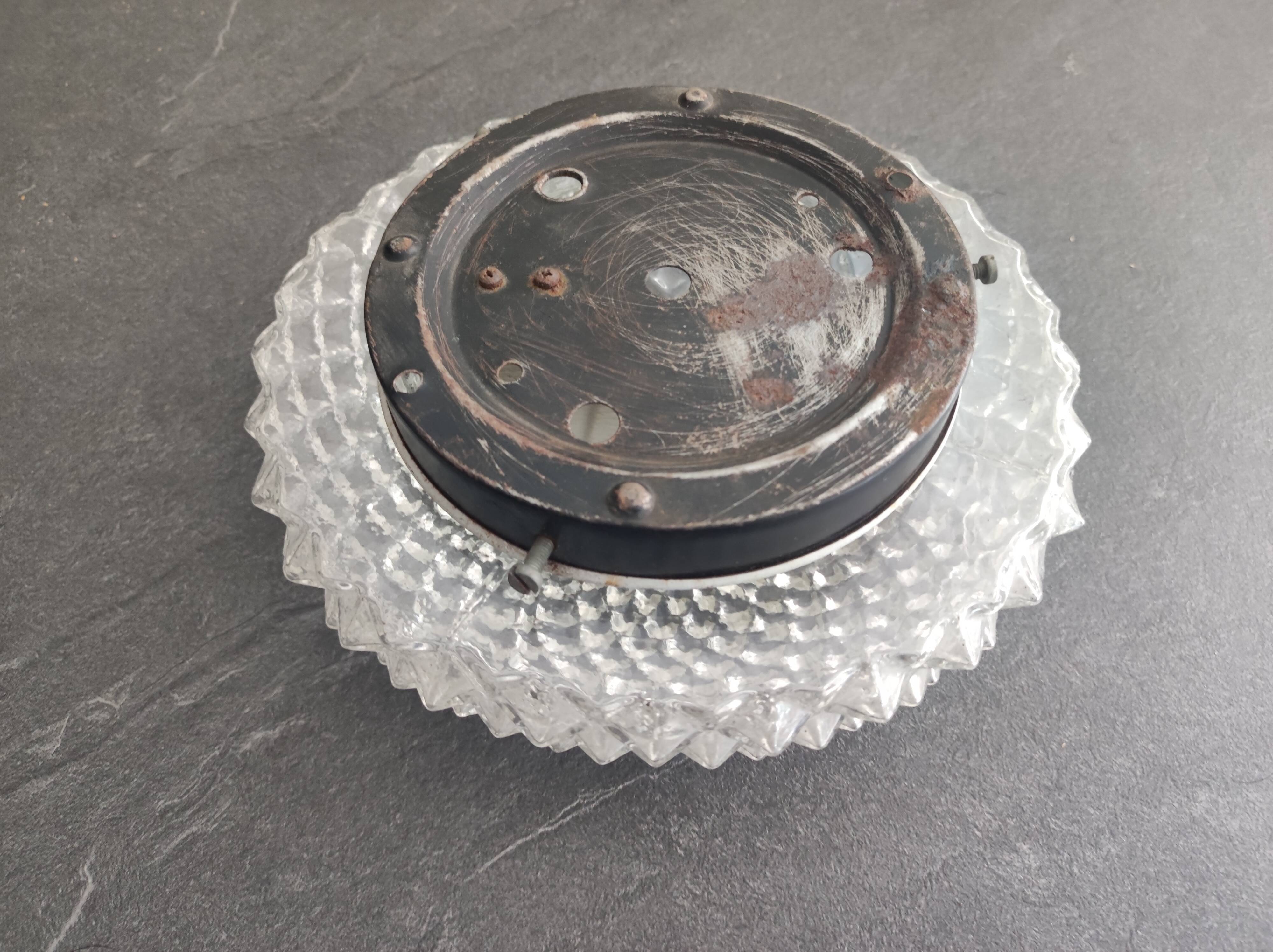 Ceiling lamp pineapple lamp wall lamp globe glass vintage metal base