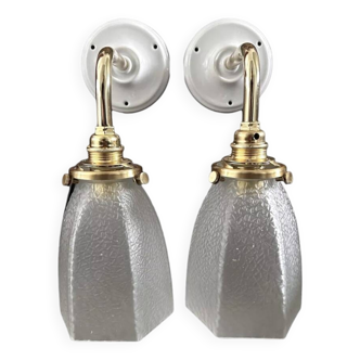 Paire d’appliques murales Art Deco